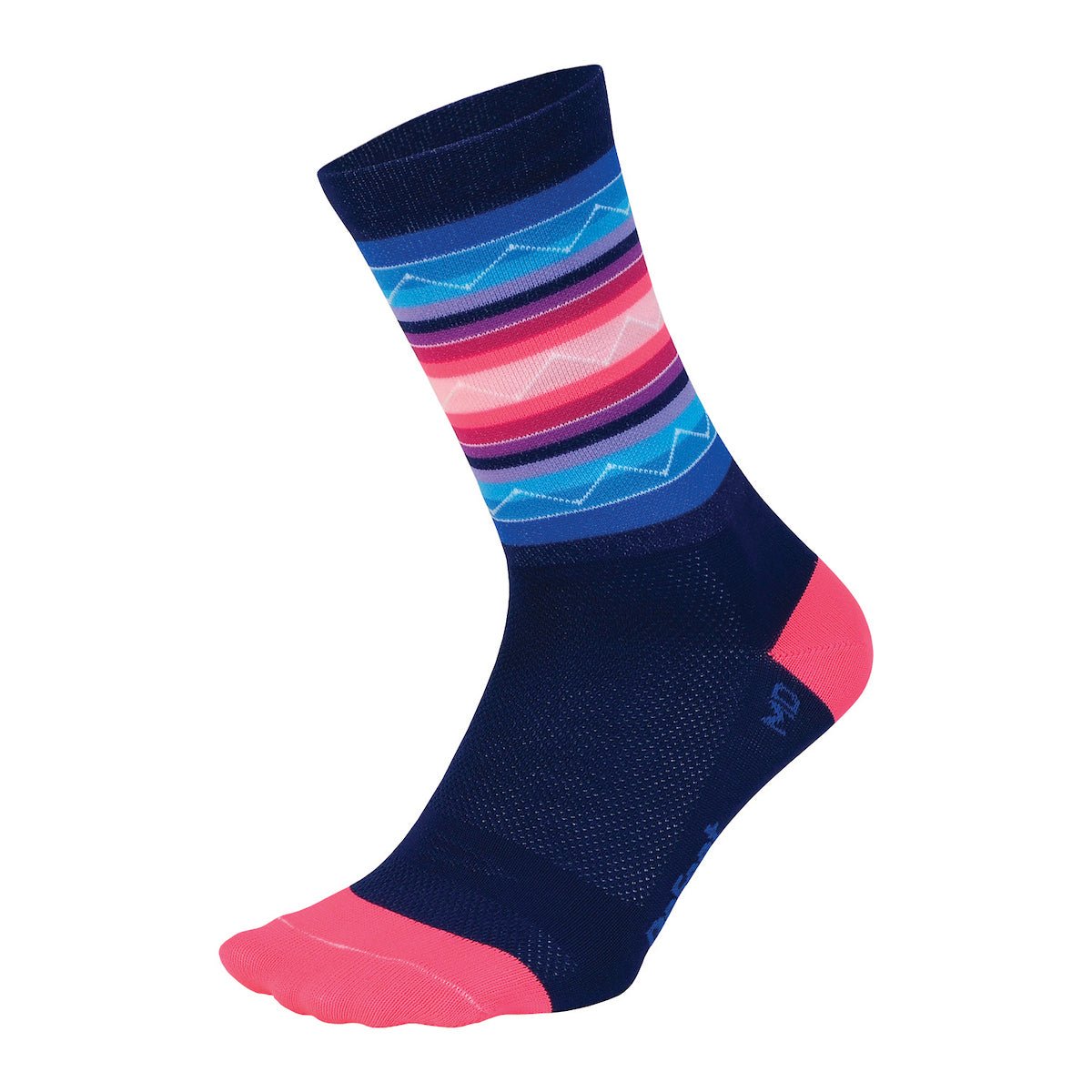 DeFeet Aireator Santa Fe Pattern Crew Cycling Socks