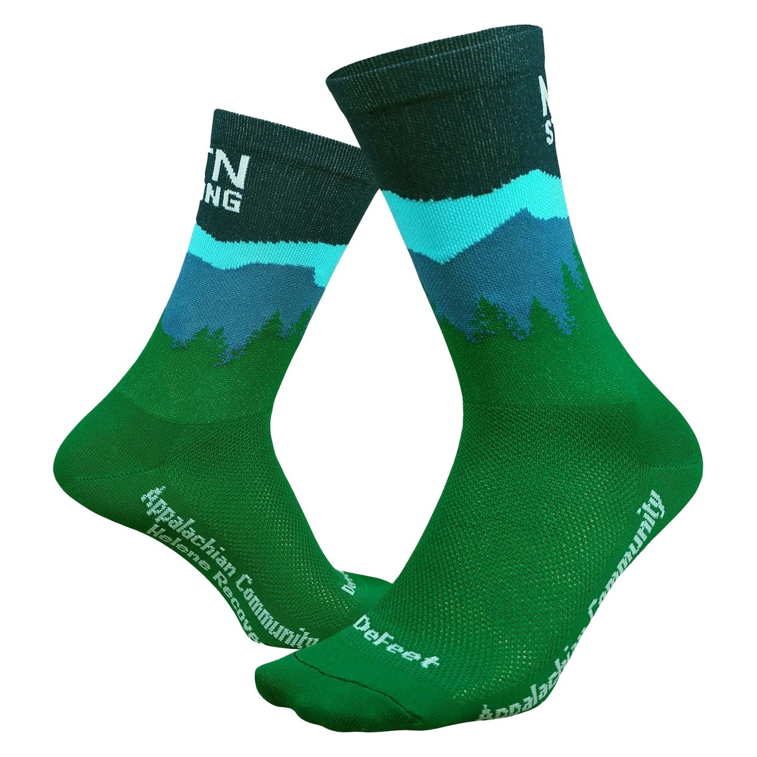 DeFeet Aireator MTN Strong Hurricane Helene Relief Fundraiser Socks