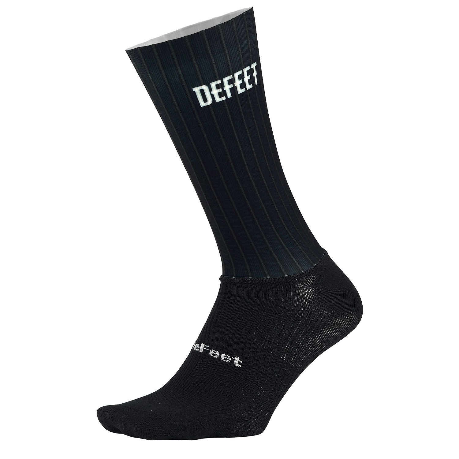Tall Solid White Aero Cycling Socks | Lightweight | EVO Jet | DeFeet