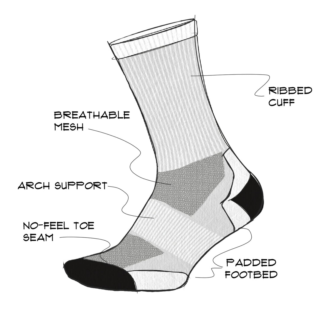 DeFeet Sub360 All Day 7" Crew Big Three Bundle Socks #athletic# #cycling# #run#