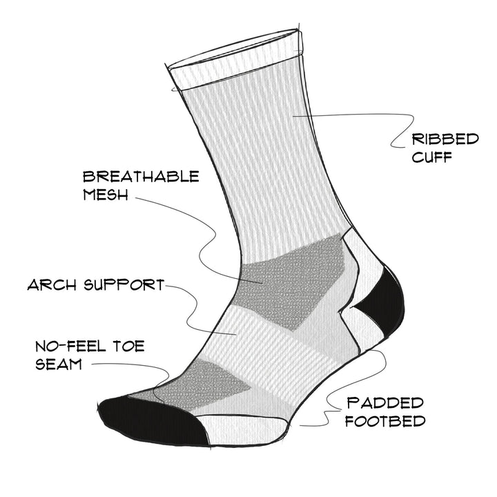 DeFeet Sub360 All Day 7" Crew Big Three Bundle Socks #athletic# #cycling# #run#