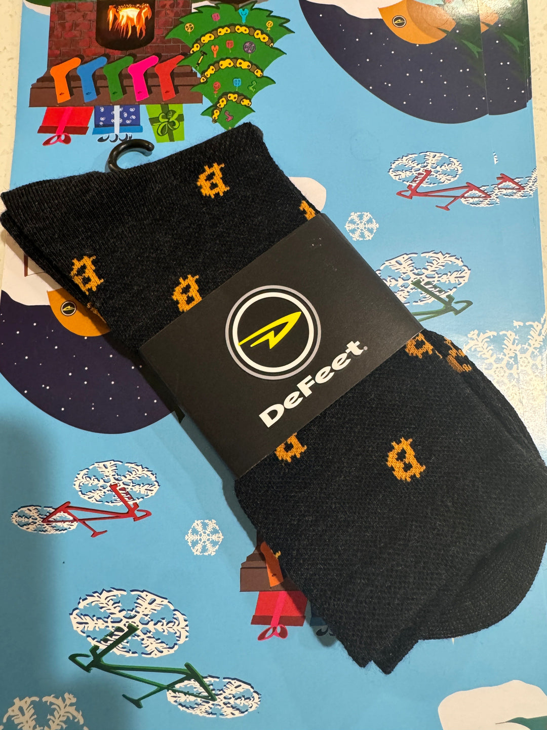 Wooleator 6" Bitcoin HODL Socks