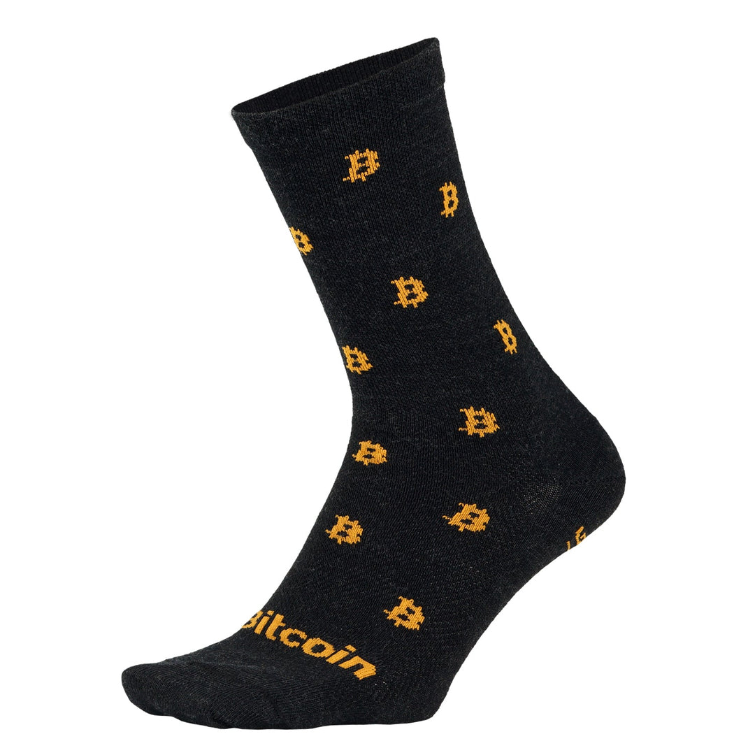 Wooleator 6" Bitcoin HODL Socks