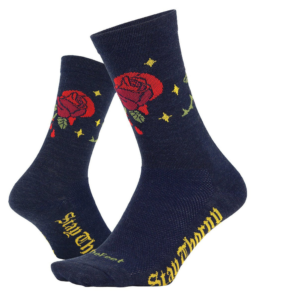 DeFeet Wooleator 6" Thorny Rose Socks #athletic# #cycling# #run#