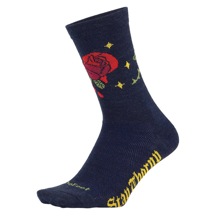 DeFeet Wooleator 6" Thorny Rose Socks #athletic# #cycling# #run#