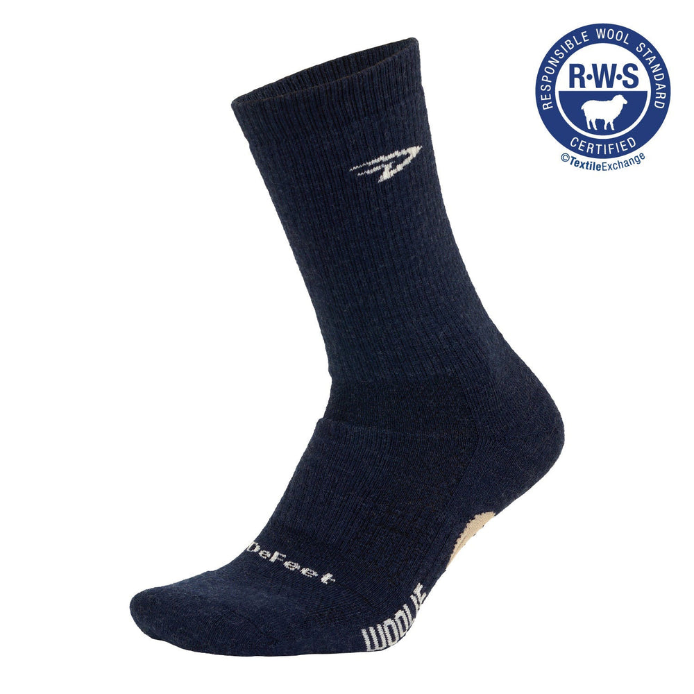 RWS certified Merino wool DeFeet Woolie Boolie 6" D - Logo Socks #athletic# #cycling# #run#