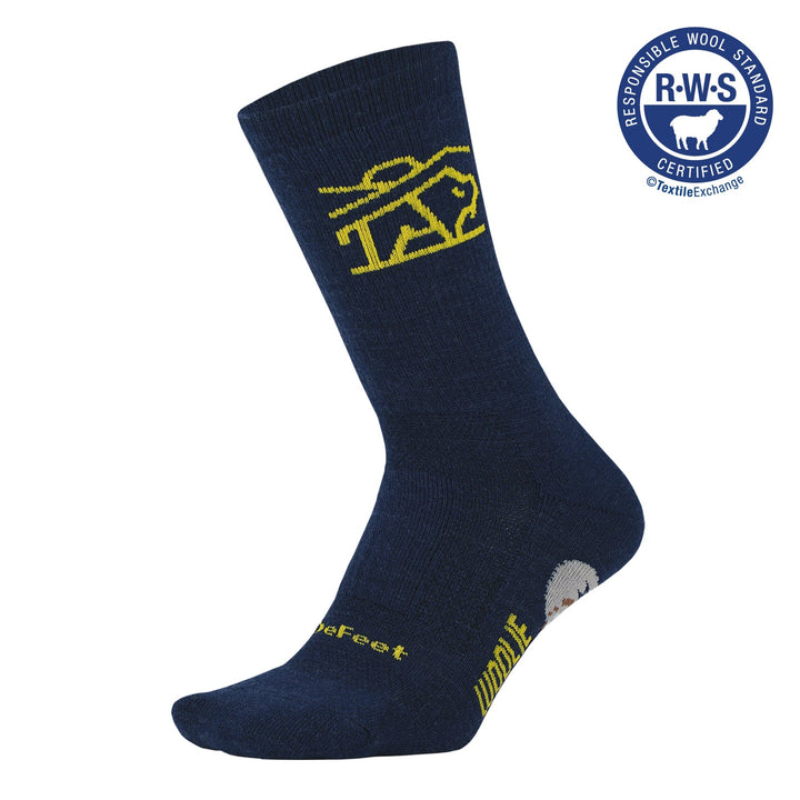 RWS certified Merino wool DeFeet Woolie Boolie socks