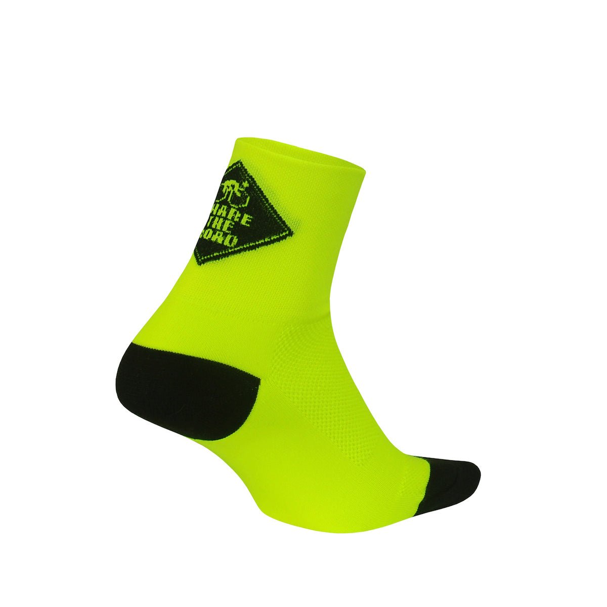 Aireator 3" Share the Road (Neon Yellow/Black) - DeFeet