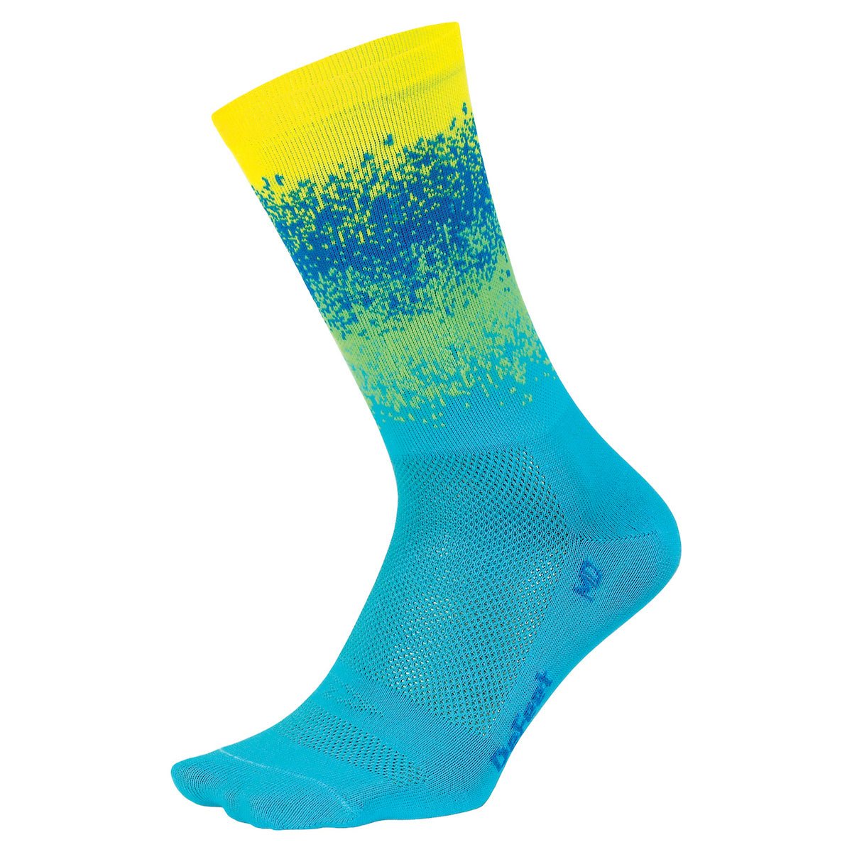 DeFeet Aireator Colorful Ombre Crew Cycling Socks
