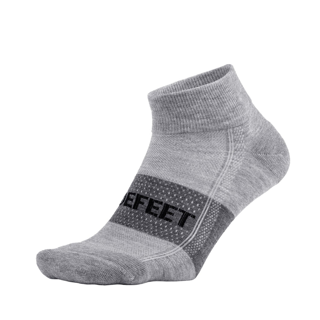 grey Speede Pro padded ankle athletic sock