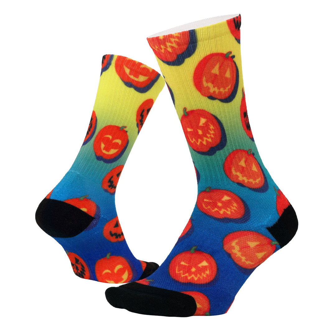 DeFeet Sub360 All Day Pumpkin Head Socks #athletic# #cycling# #run#