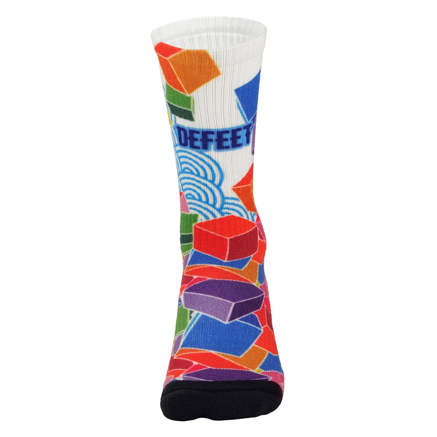 Vintage Jersey Design Cycling Socks | DeFeet All Day Relaxed Crew