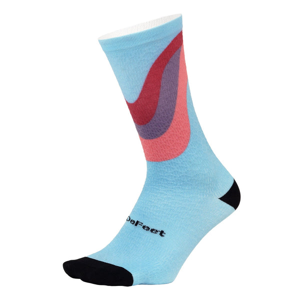 ウェア Defeet evojet Tall Solid White Aero Cycling Socks | Lightweight | EVO Jet
